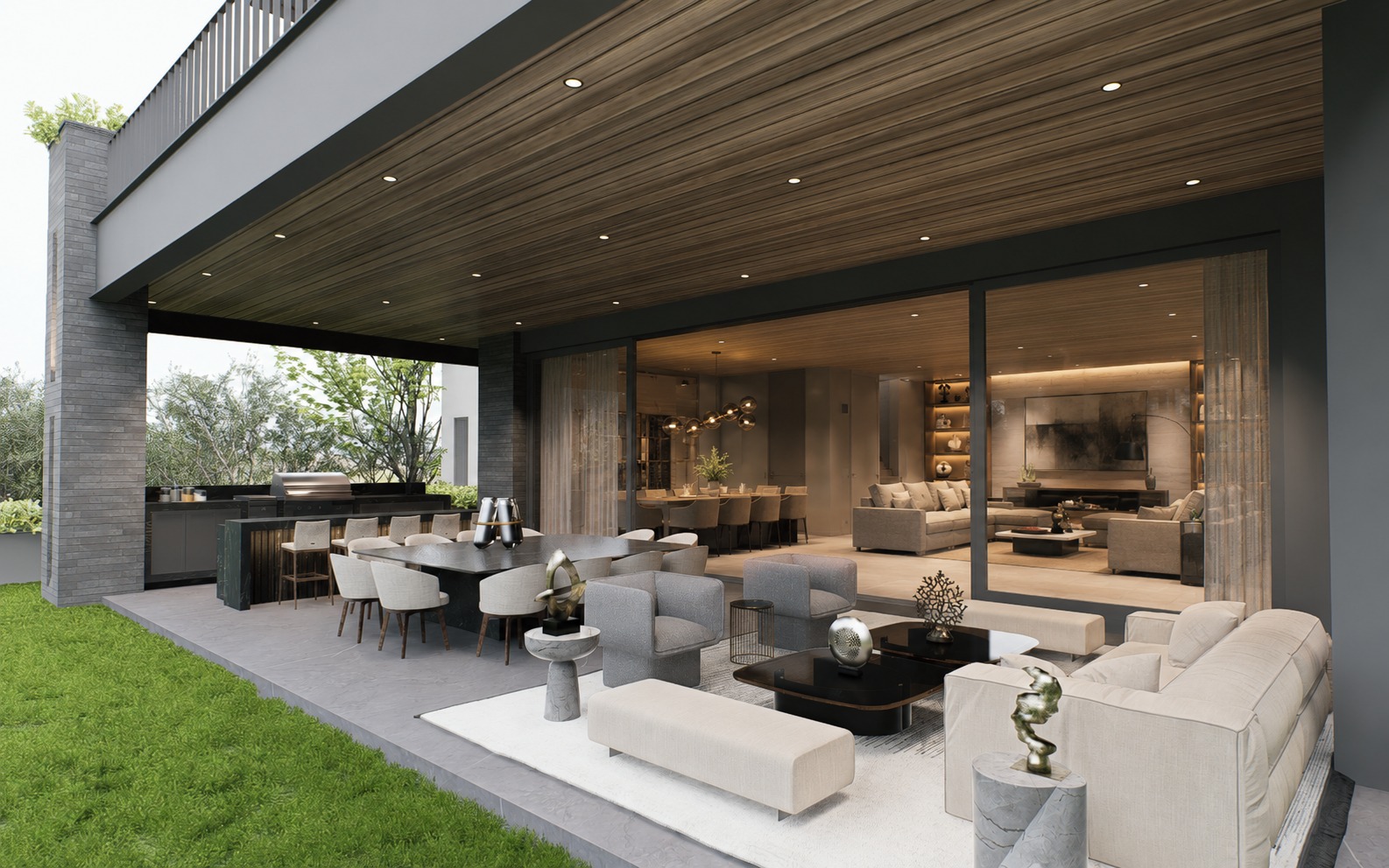 Living y Terraza